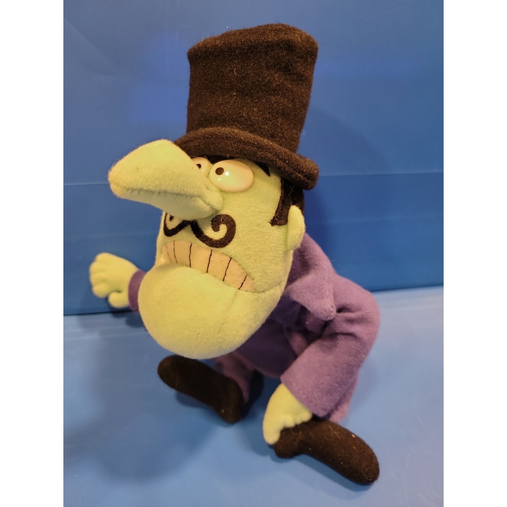 The Adventures of Bullwinkle and‎ Friends 6" Snidely Whiplash  Plush Stuffed
